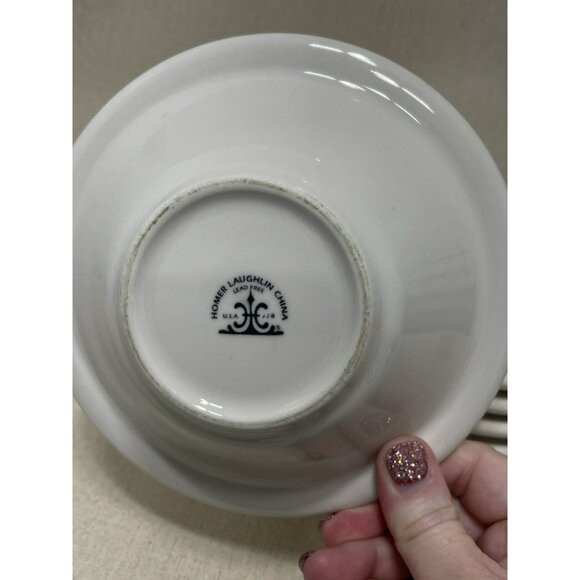 Homer Laughlin Restaurant Ware 6 Inch Bowl Set Of 6 - Picture 5 of 5